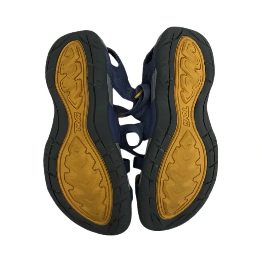 Teva Navy and Yellow Sandals - Picture 3 of 4